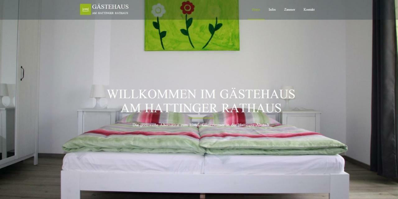 Gaestehaus Am Hattinger Rathaus 哈廷根 外观 照片