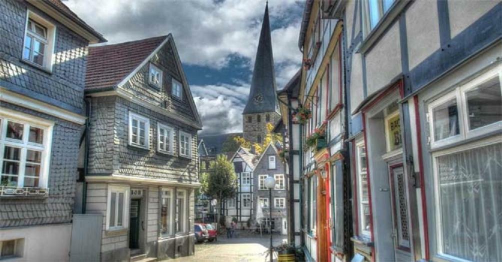 Gaestehaus Am Hattinger Rathaus 哈廷根 外观 照片
